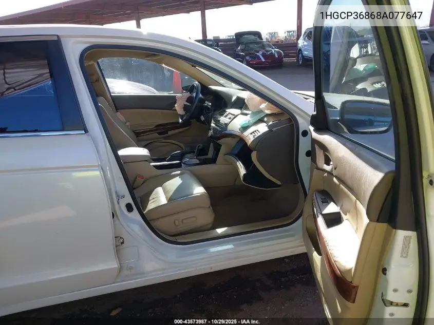 1HGCP36868A077647 2008 Honda Accord 3.5 Ex-L