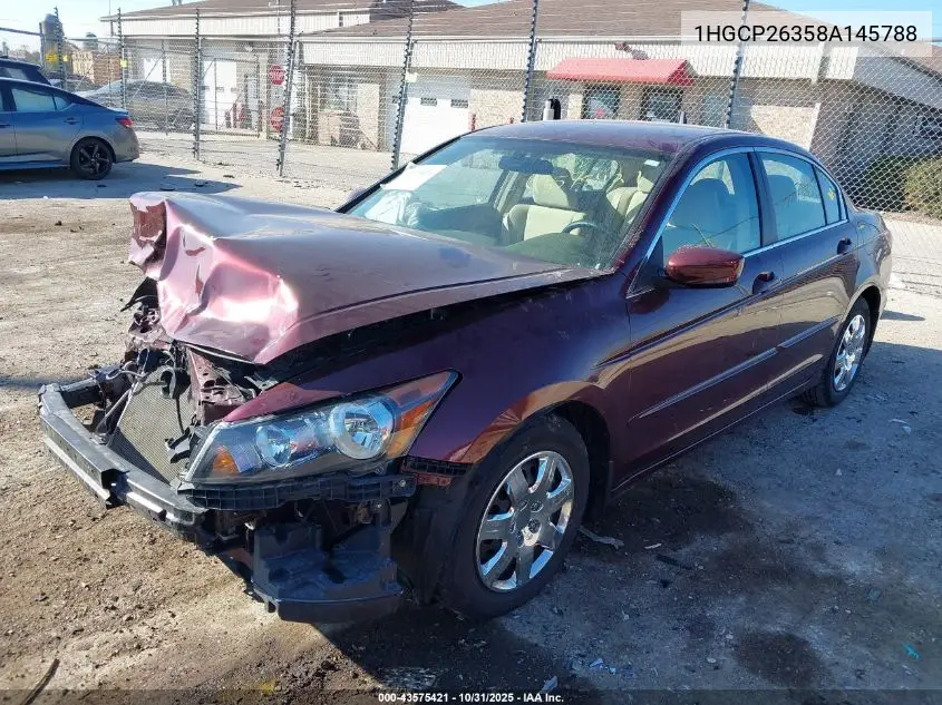 1HGCP26358A145788 2008 Honda Accord 2.4 Lx