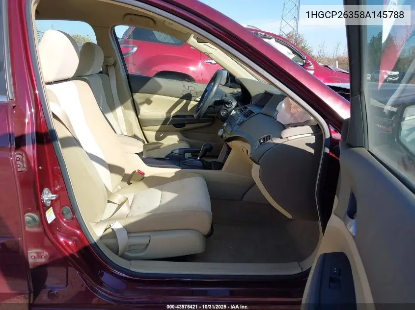 1HGCP26358A145788 2008 Honda Accord 2.4 Lx