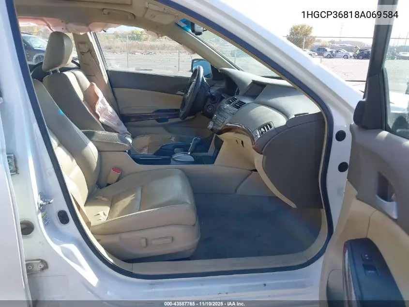 1HGCP36818A069584 2008 Honda Accord 3.5 Ex-L