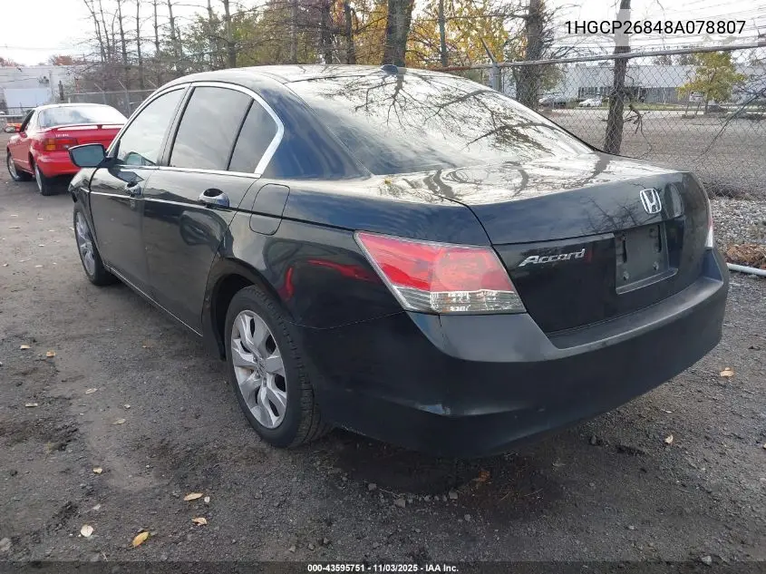 1HGCP26848A078807 2008 Honda Accord 2.4 Ex-L