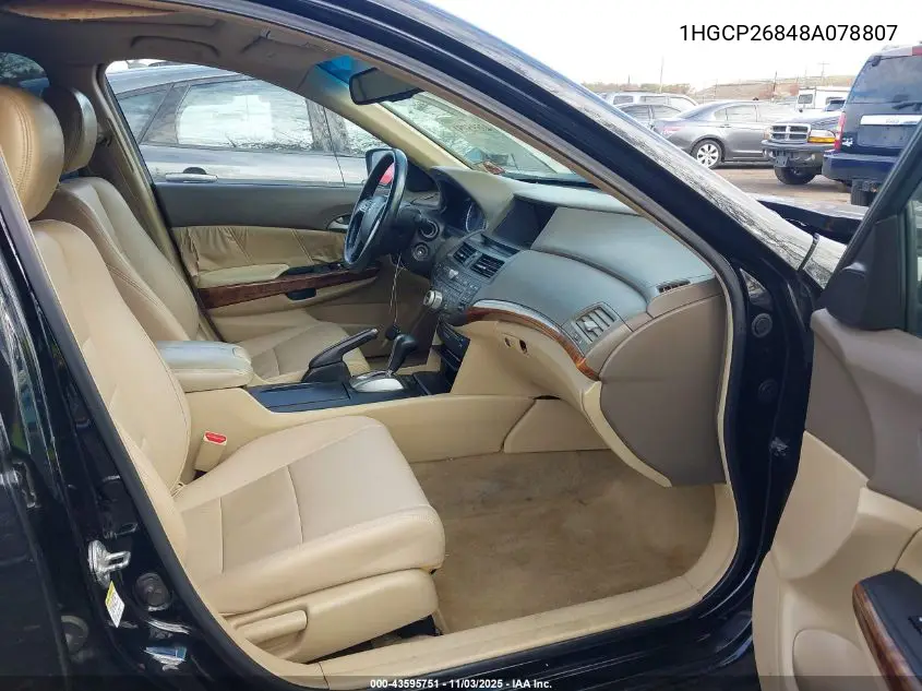 1HGCP26848A078807 2008 Honda Accord 2.4 Ex-L