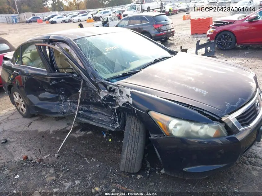 1HGCP26428A064644 2008 Honda Accord 2.4 Lx-P