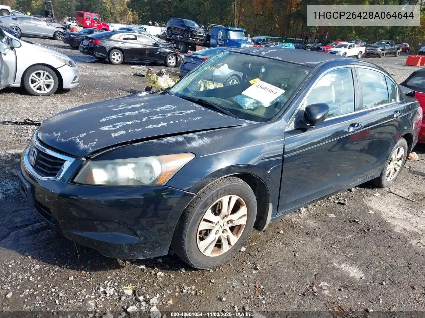 1HGCP26428A064644 2008 Honda Accord 2.4 Lx-P