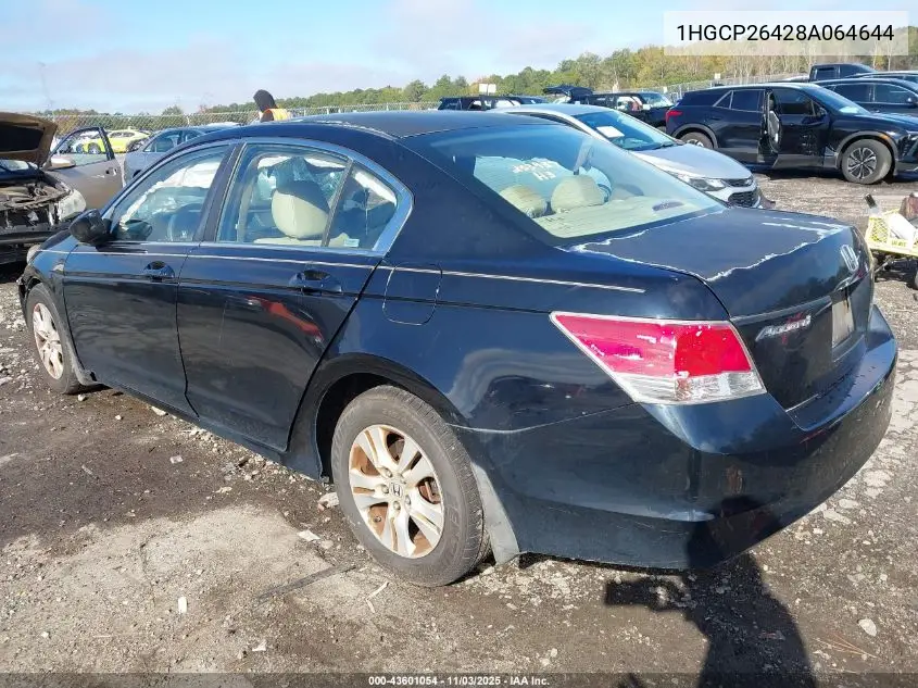 1HGCP26428A064644 2008 Honda Accord 2.4 Lx-P