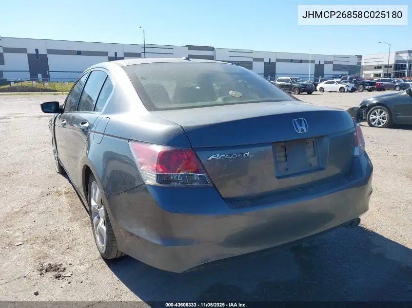 JHMCP26858C025180 2008 Honda Accord 2.4 Ex-L
