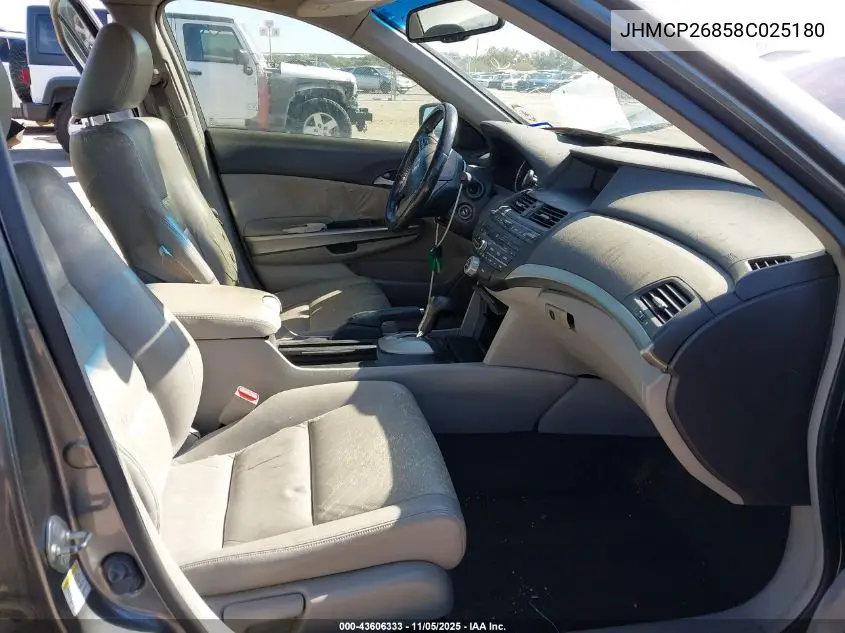 JHMCP26858C025180 2008 Honda Accord 2.4 Ex-L