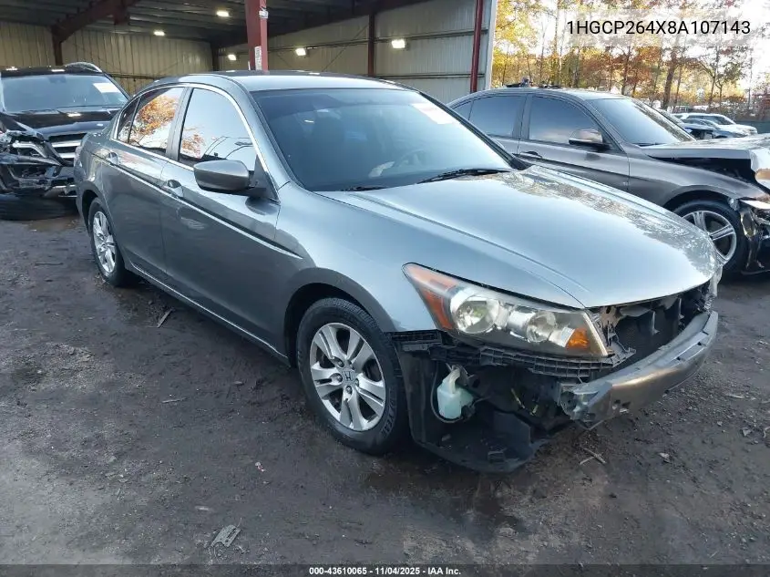 1HGCP264X8A107143 2008 Honda Accord 2.4 Lx-P