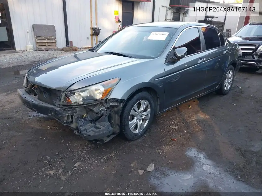 1HGCP264X8A107143 2008 Honda Accord 2.4 Lx-P