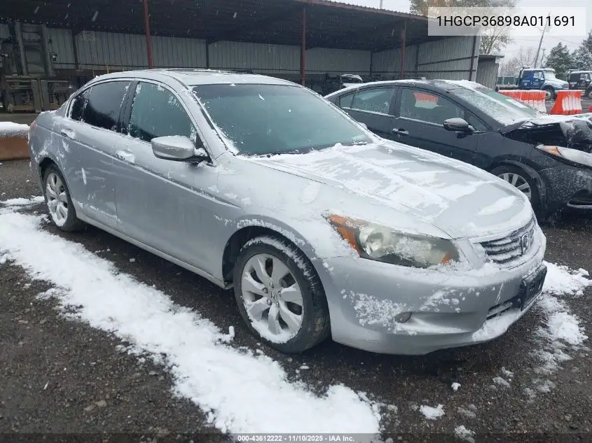 1HGCP36898A011691 2008 Honda Accord 3.5 Ex-L