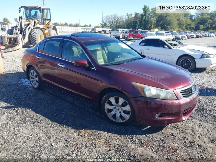 1HGCP36828A023360 2008 Honda Accord 3.5 Ex-L
