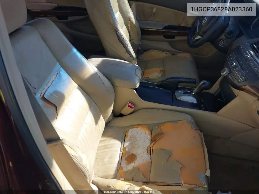 1HGCP36828A023360 2008 Honda Accord 3.5 Ex-L