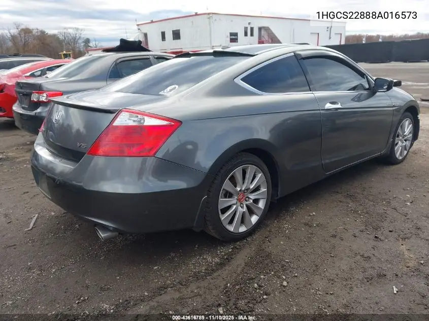 1HGCS22888A016573 2008 Honda Accord 3.5 Ex-L