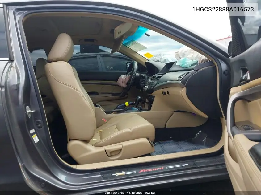 1HGCS22888A016573 2008 Honda Accord 3.5 Ex-L