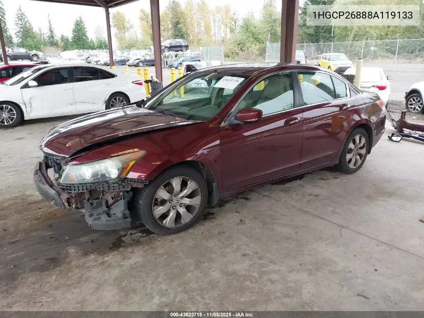 1HGCP26888A119133 2008 Honda Accord 2.4 Ex-L