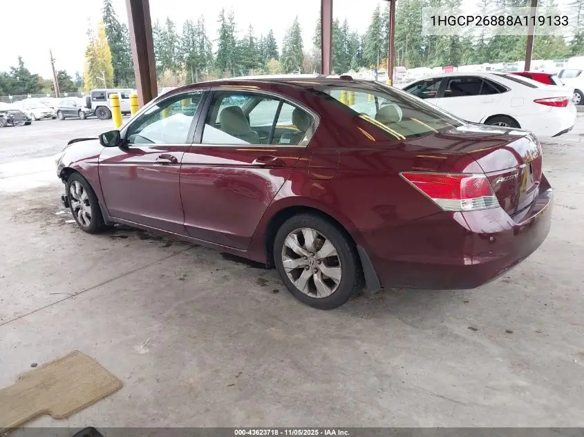 1HGCP26888A119133 2008 Honda Accord 2.4 Ex-L