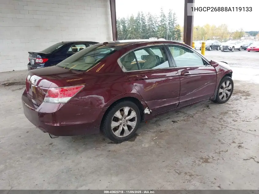1HGCP26888A119133 2008 Honda Accord 2.4 Ex-L