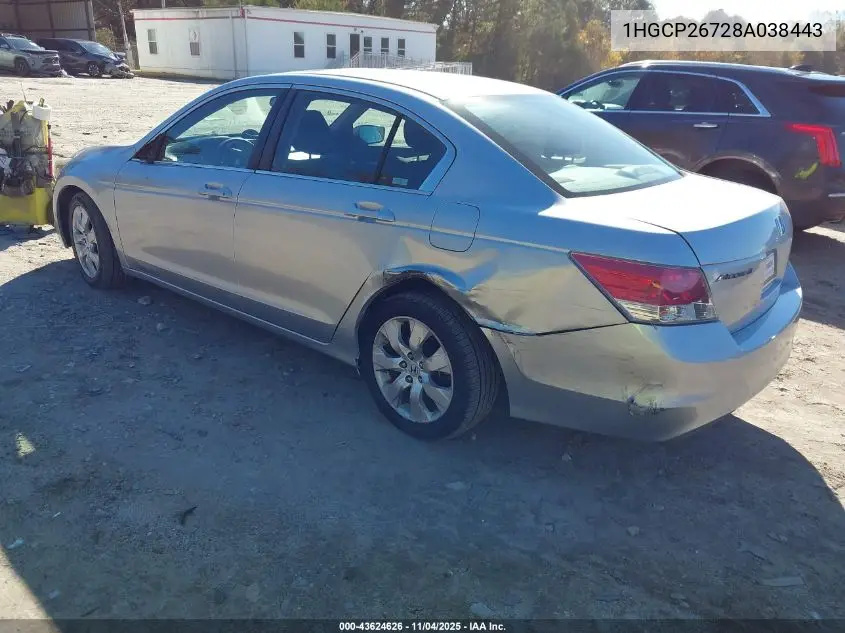 1HGCP26728A038443 2008 Honda Accord 2.4 Ex