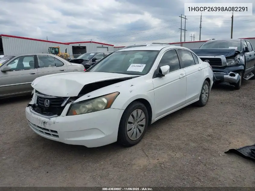 1HGCP26398A082291 2008 Honda Accord 2.4 Lx