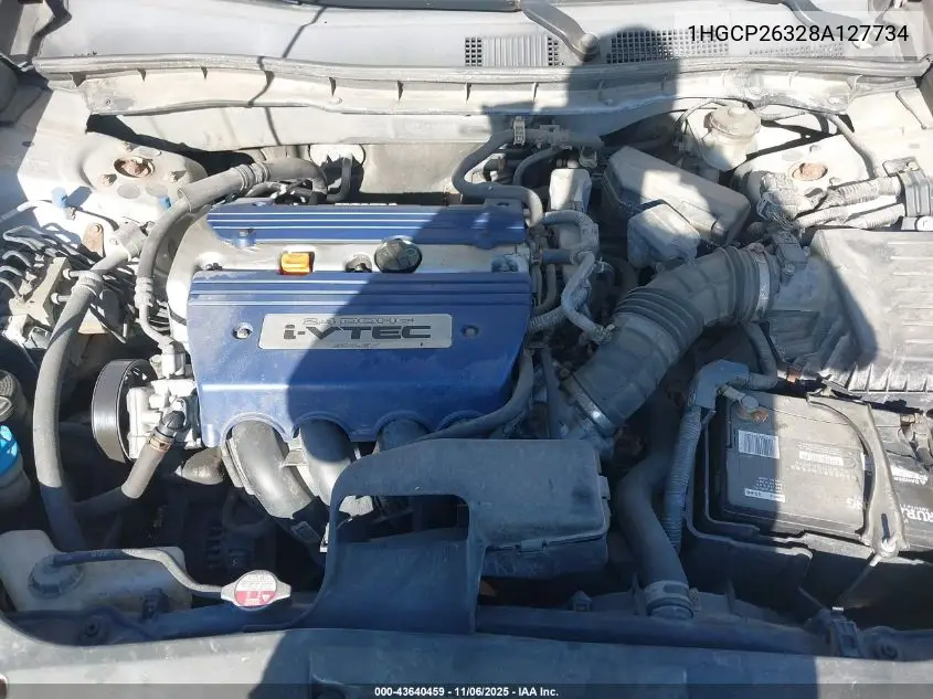 1HGCP26328A127734 2008 Honda Accord 2.4 Lx