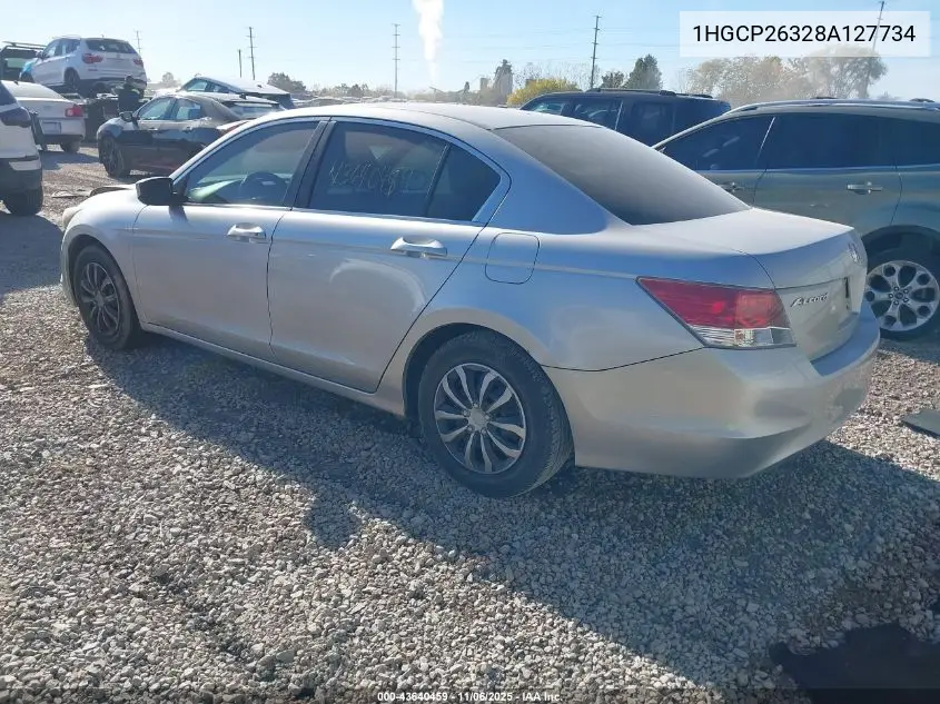 1HGCP26328A127734 2008 Honda Accord 2.4 Lx