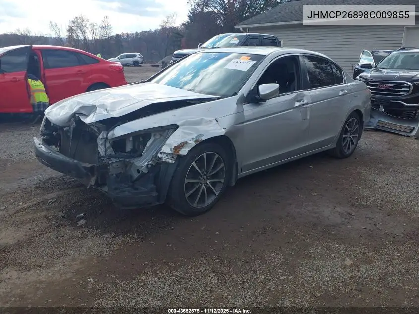 JHMCP26898C009855 2008 Honda Accord 2.4 Ex-L
