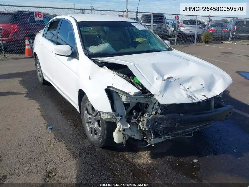 JHMCP26458C059570 2008 Honda Accord 2.4 Lx-P