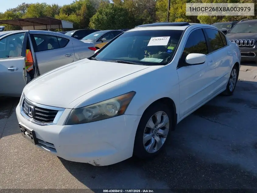 1HGCP268X8A003979 2008 Honda Accord 2.4 Ex-L