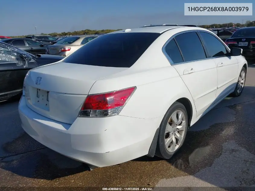 1HGCP268X8A003979 2008 Honda Accord 2.4 Ex-L