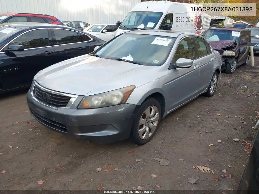 1HGCP267X8A031398 2008 Honda Accord 2.4 Ex