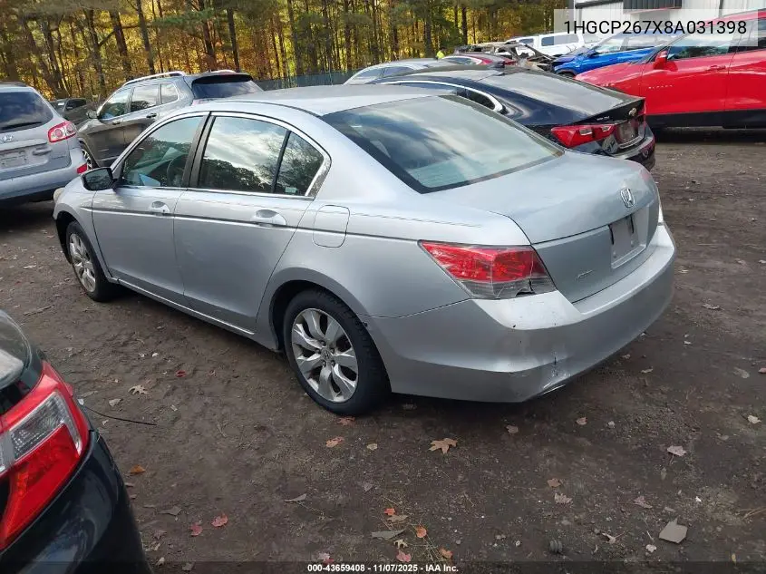 1HGCP267X8A031398 2008 Honda Accord 2.4 Ex