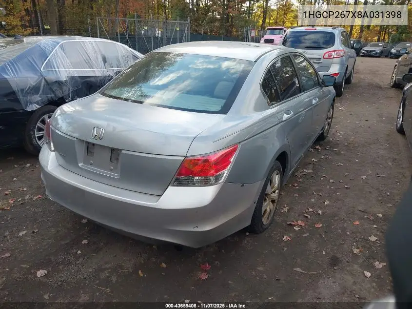 1HGCP267X8A031398 2008 Honda Accord 2.4 Ex