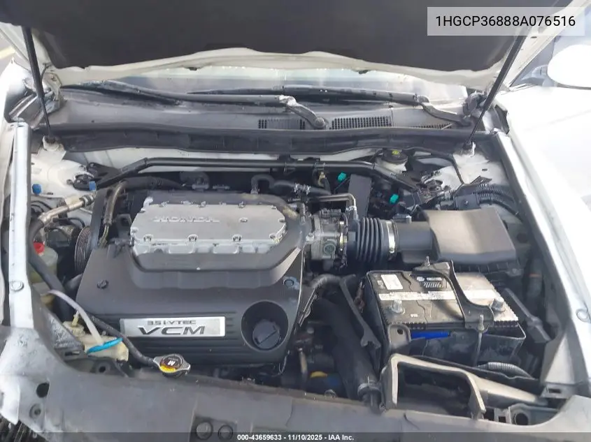 1HGCP36888A076516 2008 Honda Accord 3.5 Ex-L