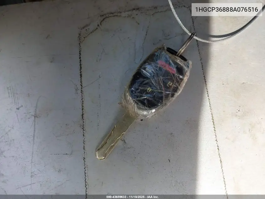 1HGCP36888A076516 2008 Honda Accord 3.5 Ex-L