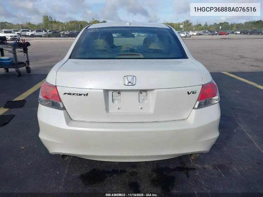 1HGCP36888A076516 2008 Honda Accord 3.5 Ex-L
