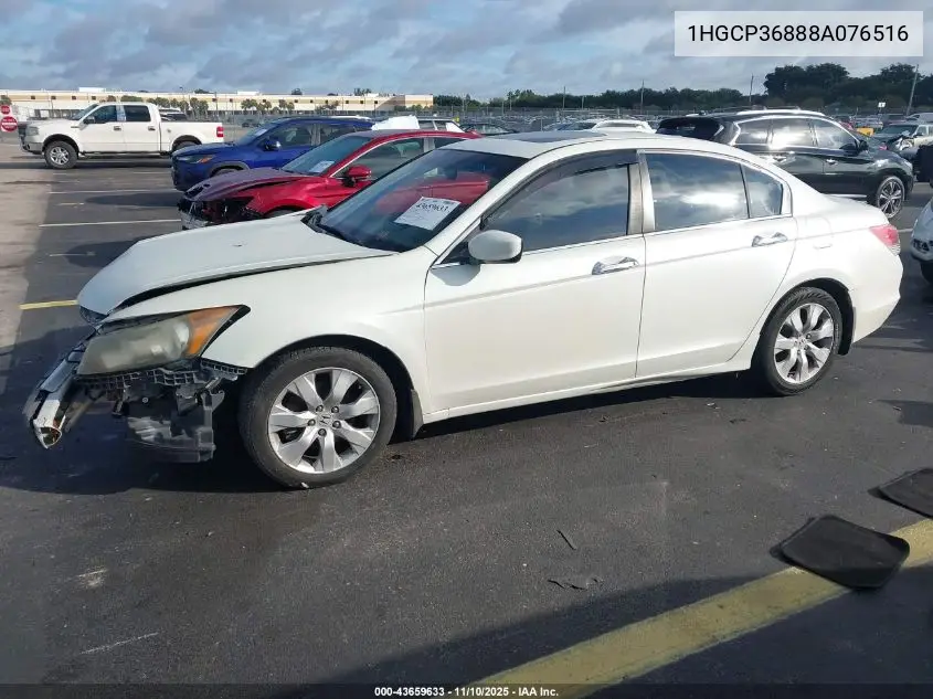 1HGCP36888A076516 2008 Honda Accord 3.5 Ex-L