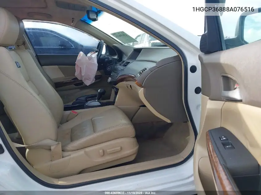 1HGCP36888A076516 2008 Honda Accord 3.5 Ex-L
