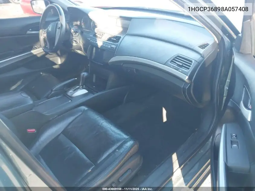 1HGCP36898A057408 2008 Honda Accord 3.5 Ex-L