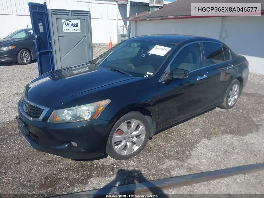 1HGCP368X8A046577 2008 Honda Accord 3.5 Ex-L