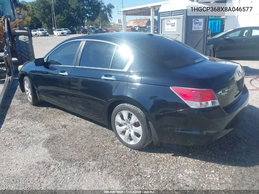 1HGCP368X8A046577 2008 Honda Accord 3.5 Ex-L