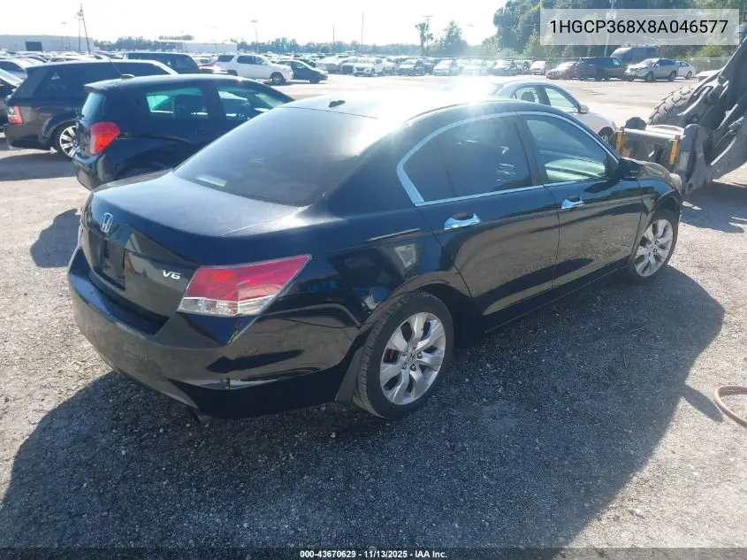 1HGCP368X8A046577 2008 Honda Accord 3.5 Ex-L