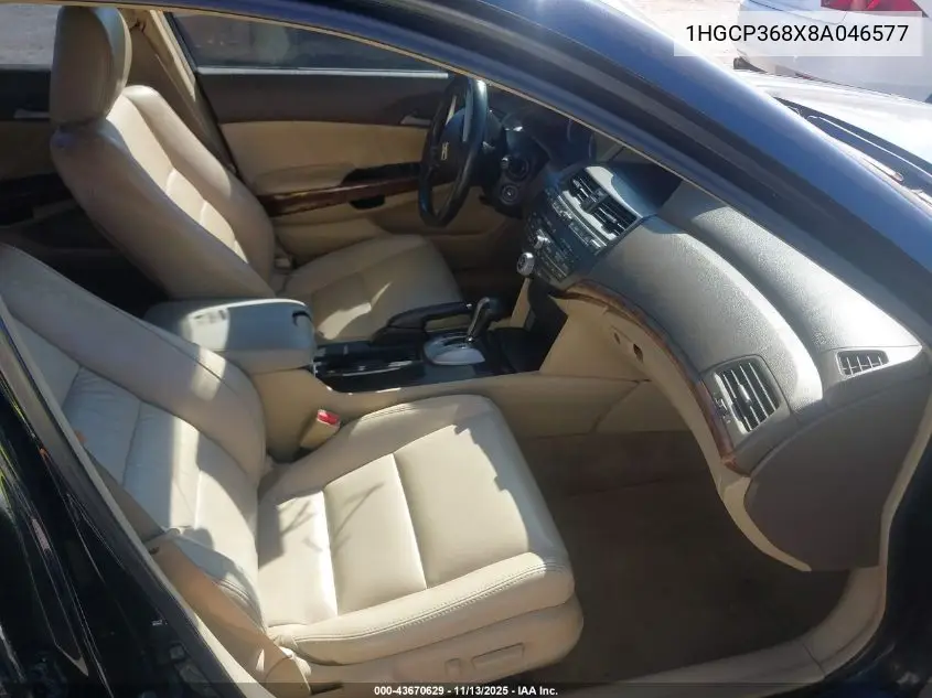 1HGCP368X8A046577 2008 Honda Accord 3.5 Ex-L