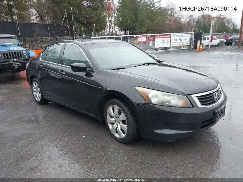 1HGCP26718A090114 2008 Honda Accord 2.4 Ex