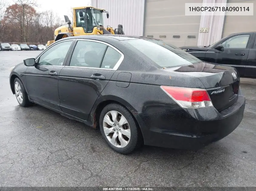 1HGCP26718A090114 2008 Honda Accord 2.4 Ex