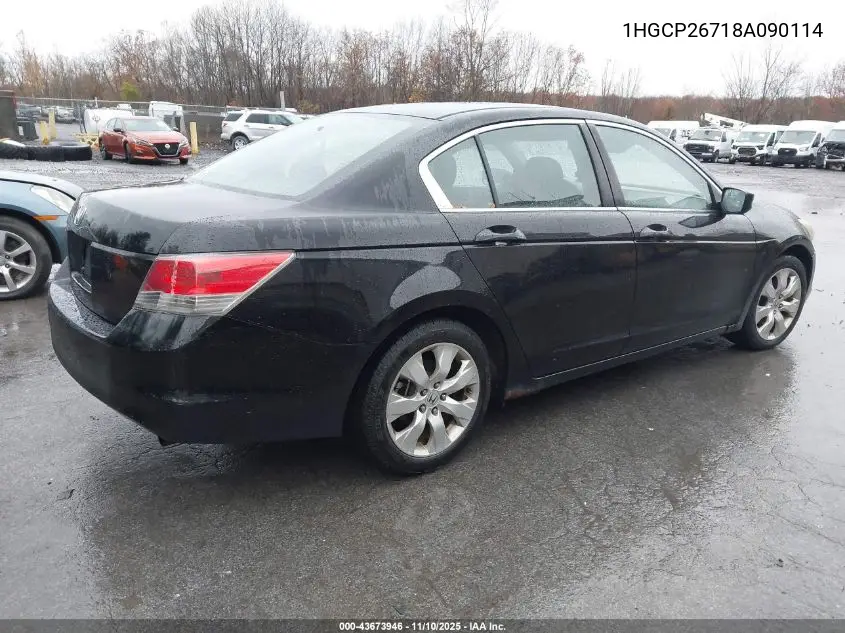 1HGCP26718A090114 2008 Honda Accord 2.4 Ex