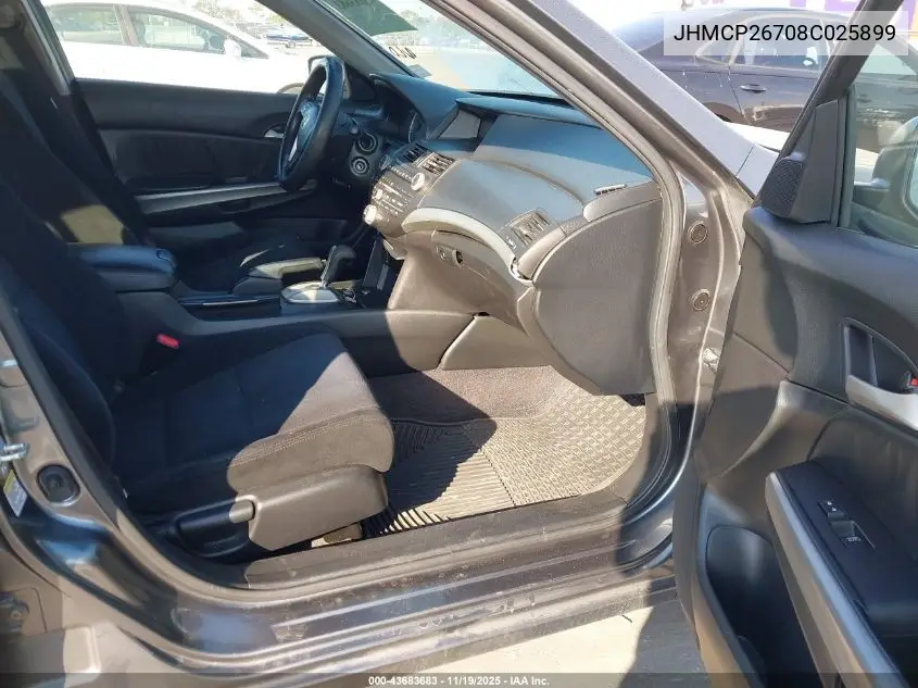 JHMCP26708C025899 2008 Honda Accord 2.4 Ex