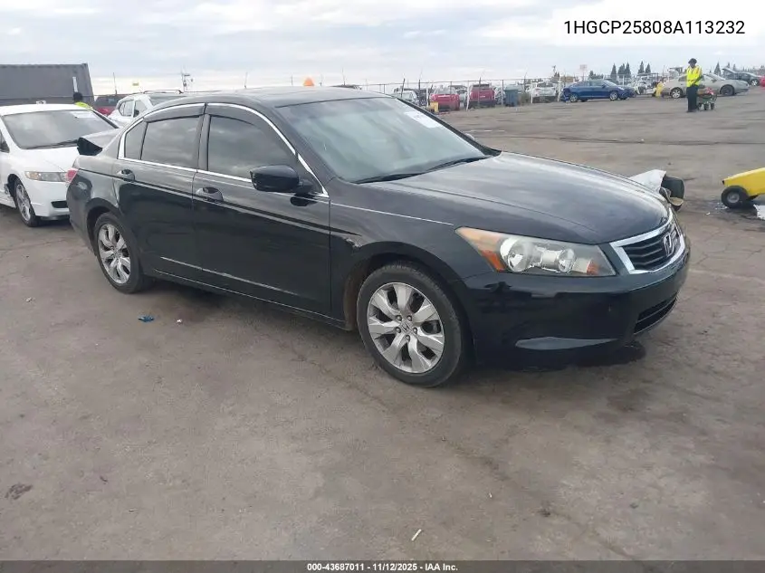 1HGCP25808A113232 2008 Honda Accord Sdn 2.4 Ex-L/Ex-L