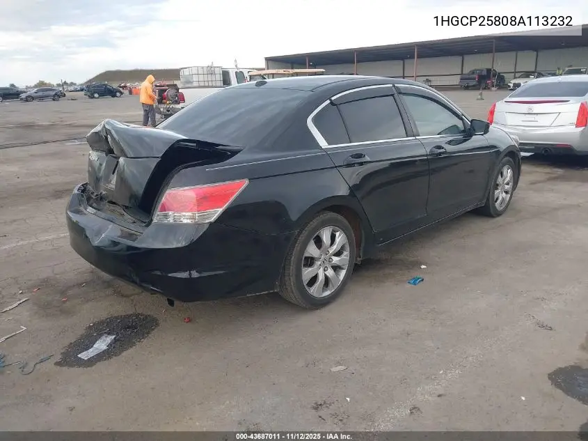 1HGCP25808A113232 2008 Honda Accord Sdn 2.4 Ex-L/Ex-L