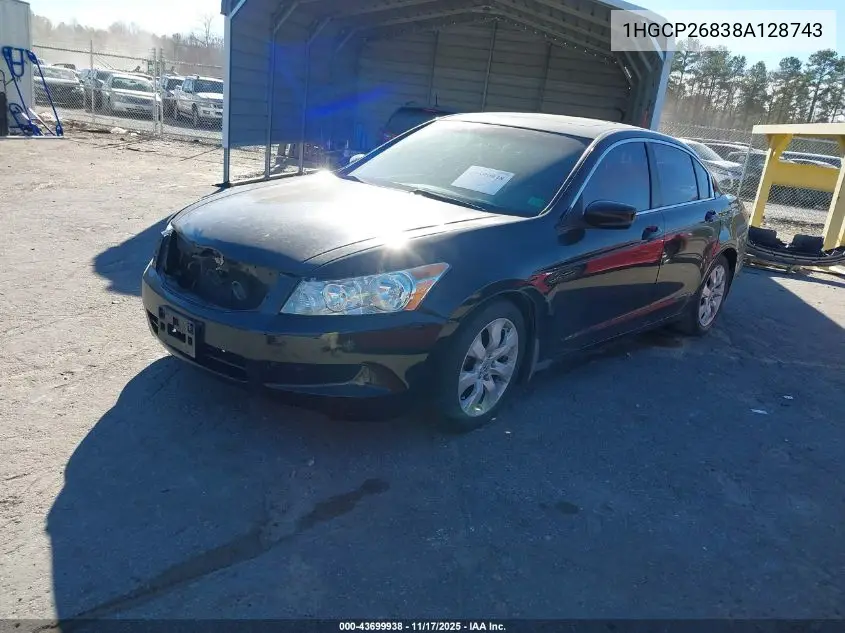 1HGCP26838A128743 2008 Honda Accord 2.4 Ex-L