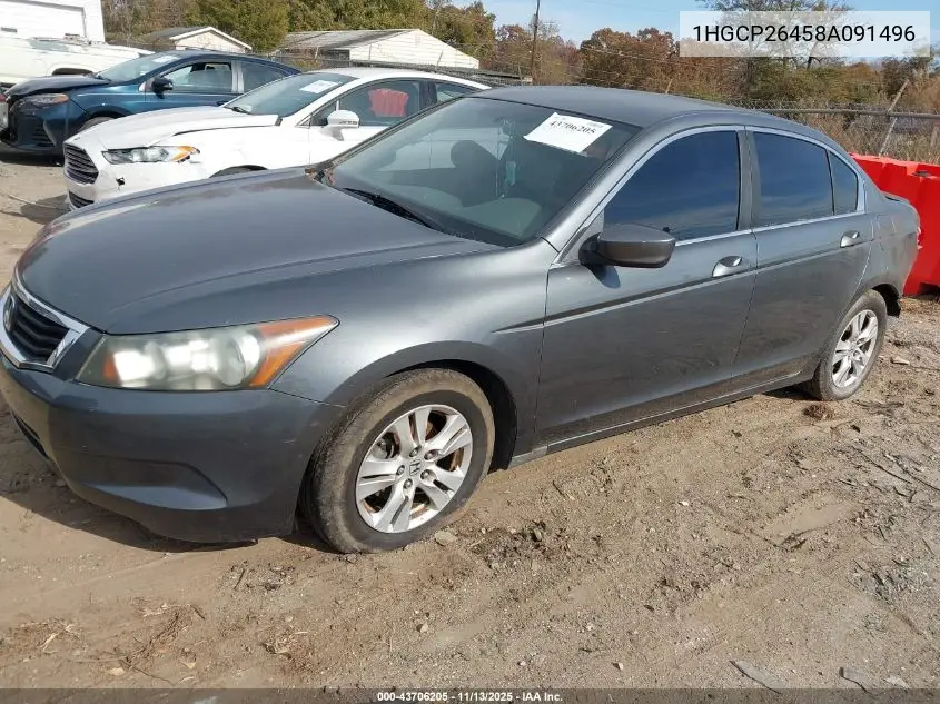 1HGCP26458A091496 2008 Honda Accord 2.4 Lx-P